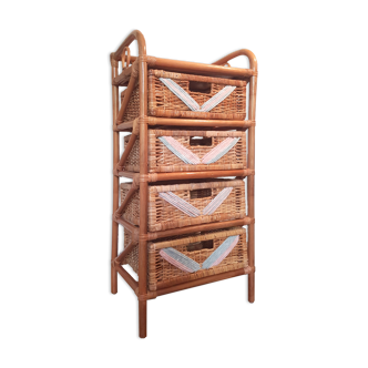 Chiffonier rattan