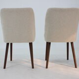 1960s pair of side chairs in bouclé
