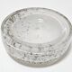 Murano glass ashtray with bubbles, Mid Century Modern style, 1960s.