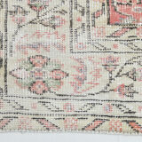 2x9 shabby chic vintage runner rug, 74x265cm