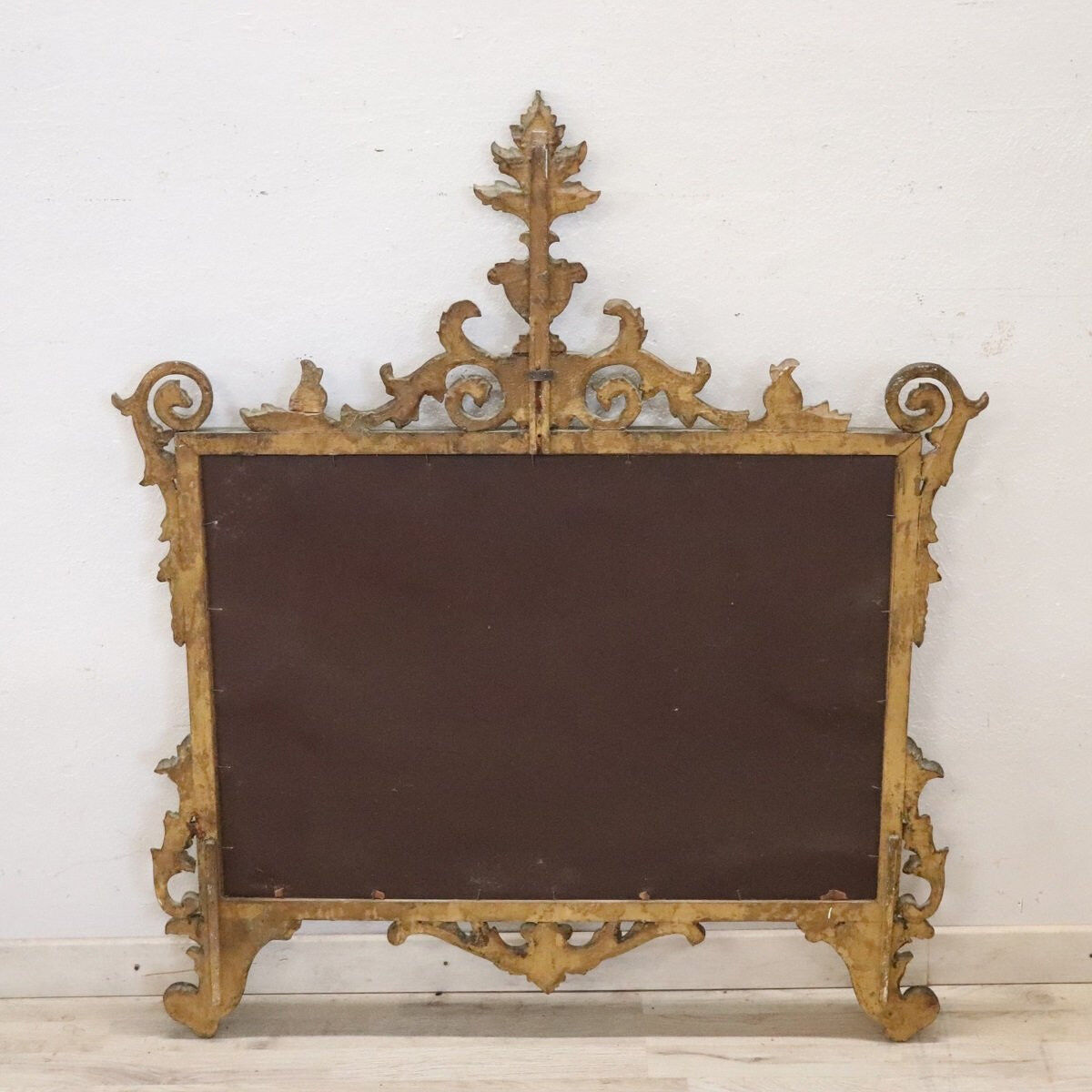 Gilt Wood Wall Mirror, Italy Early 20th Century