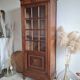 Antique glass-fronted Parisian wardrobe