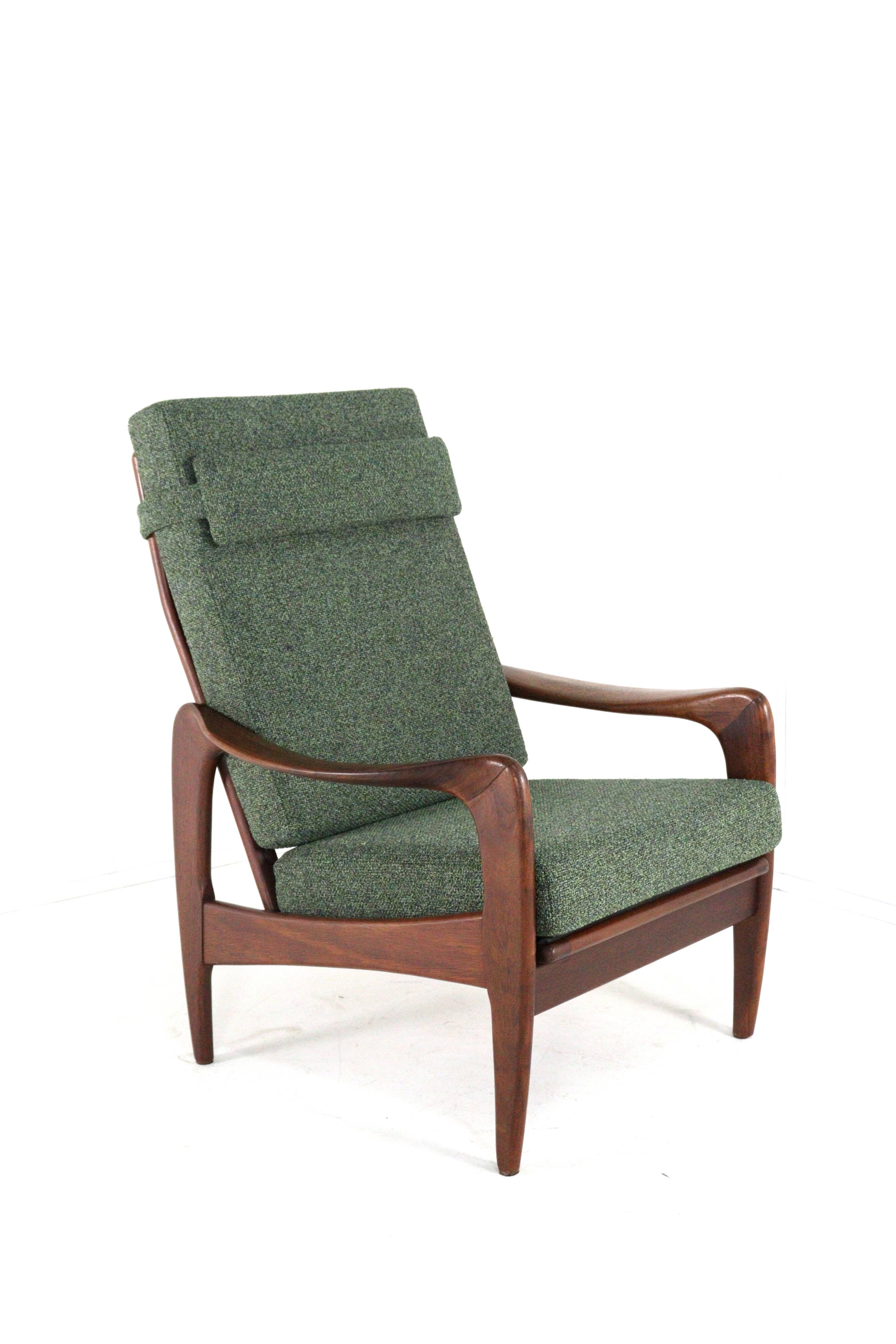 De Ster armchair men's model - dutch mid century modern design in teak
