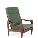 De Ster armchair men's model - dutch mid century modern design in teak