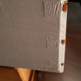 Old oak and marble chest of drawers