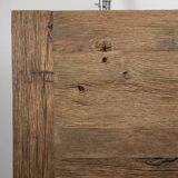 Solid oak dining table