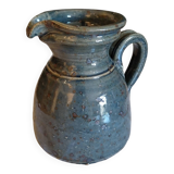 Glazed stoneware jug signed Baudat