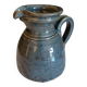 Glazed stoneware jug signed Baudat