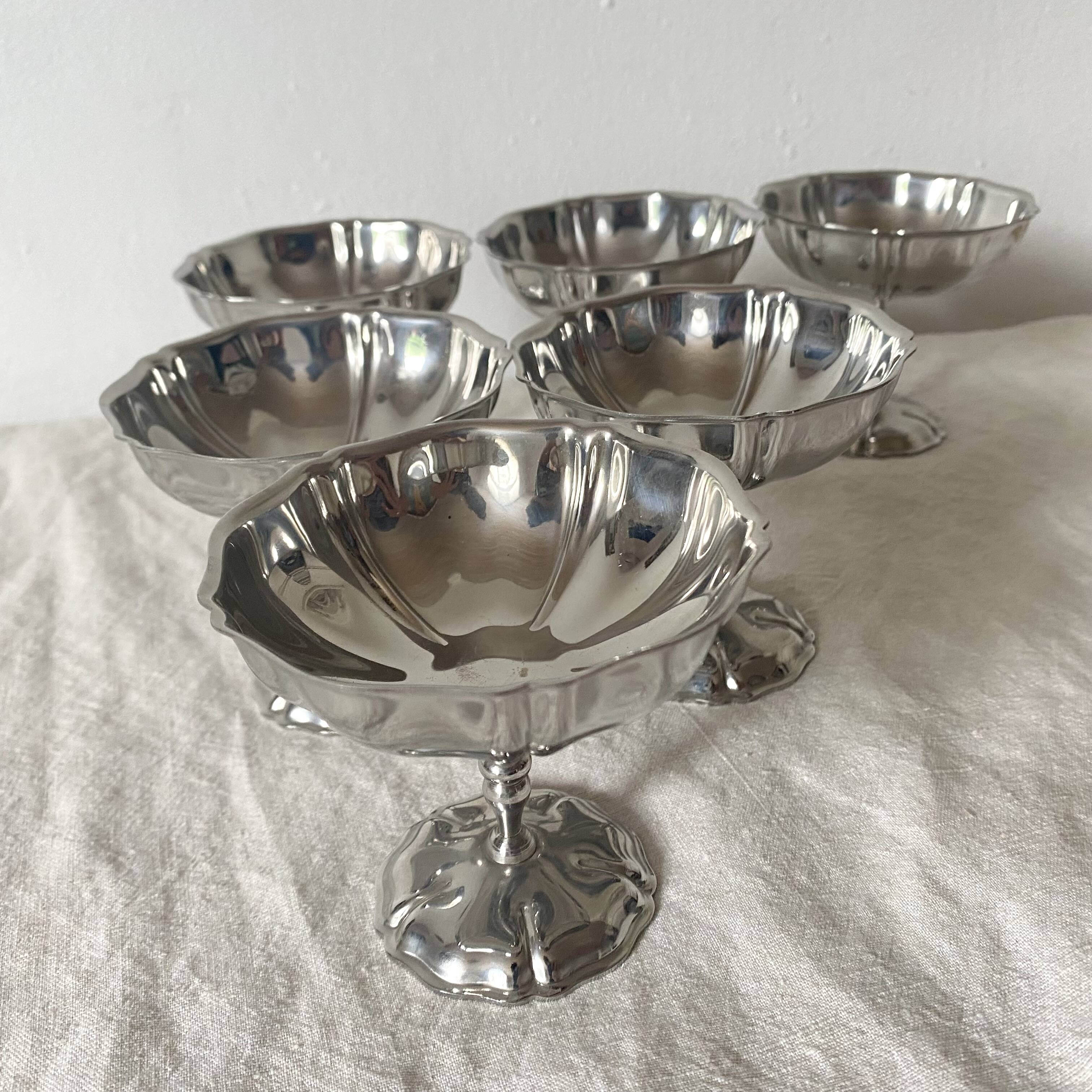 Vintage stainless steel cups