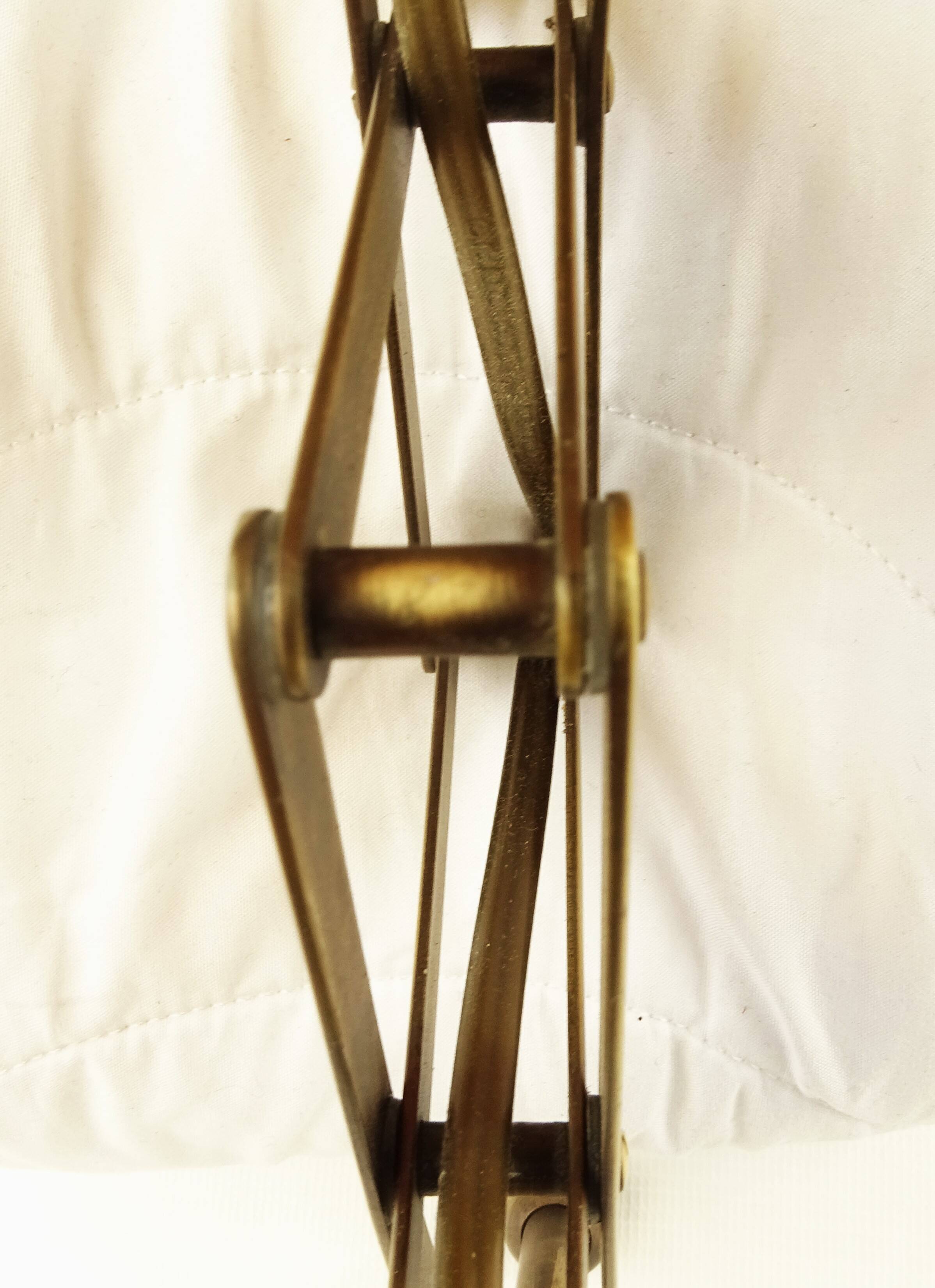 Brass Scissor Wall Lamp