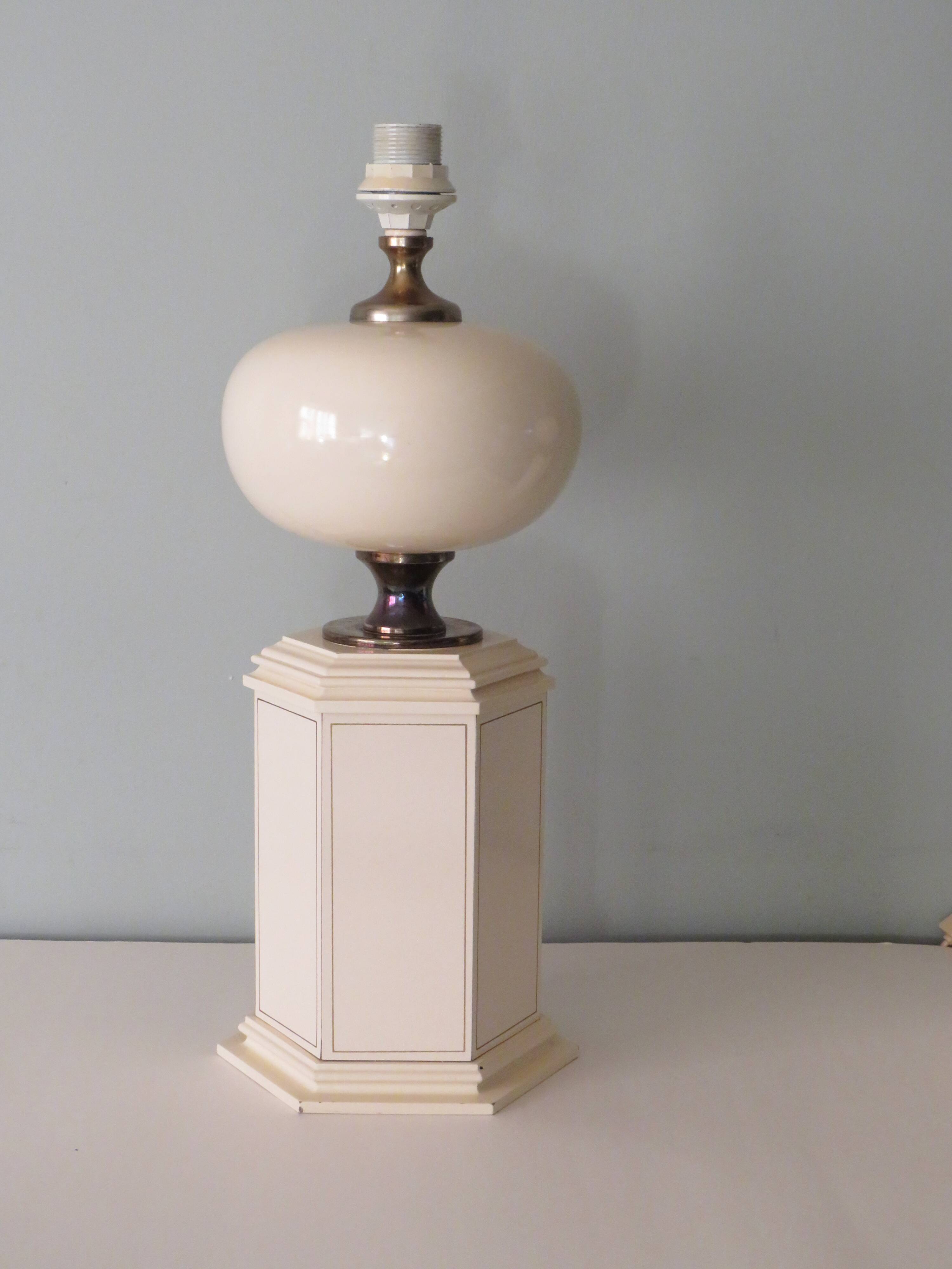 Suite of 2 table lamps from maison Le Dauphin, France 1960-1970