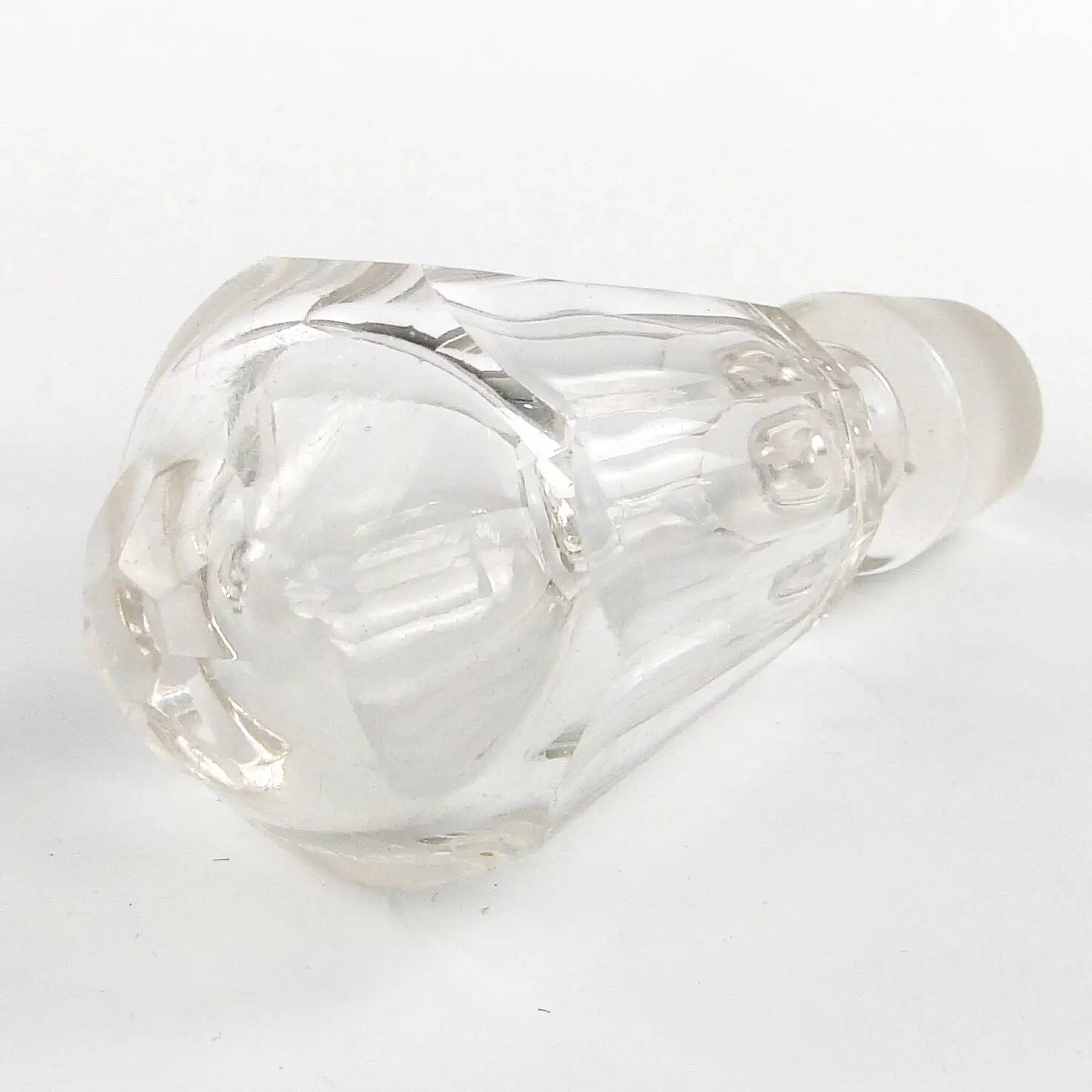 Art Deco carafe, crystal, Sweden, 1950s