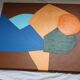Come closer minimalist painting couple