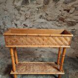 Bamboo planter, 1970s