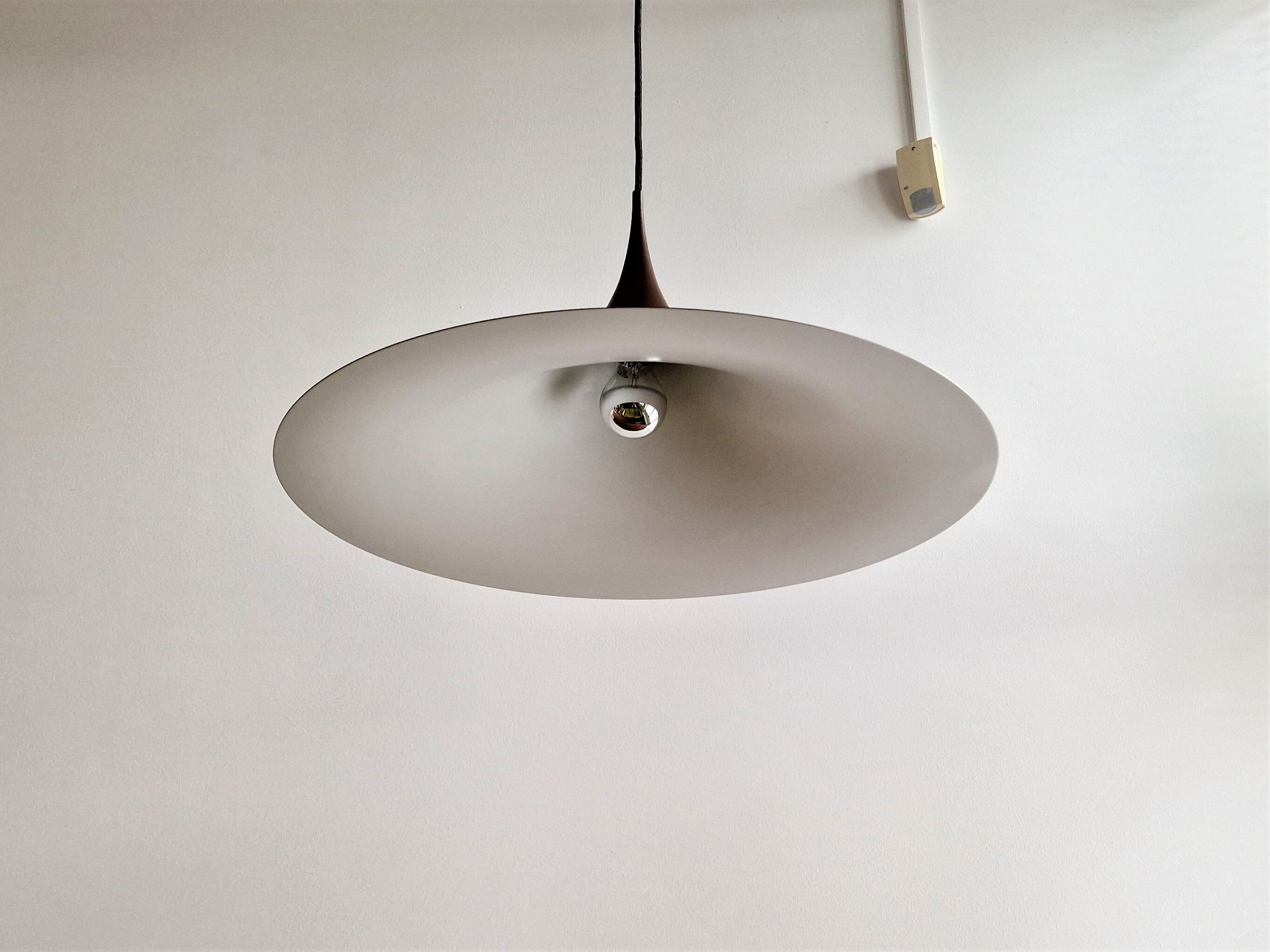 Semi pendant lamp by Claus Bonderup & Torsten Thorup for Fog & Mørup, Denmark, 1960s