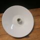 Former industrial wall applique - enamelled sheet - green and white - 1940s