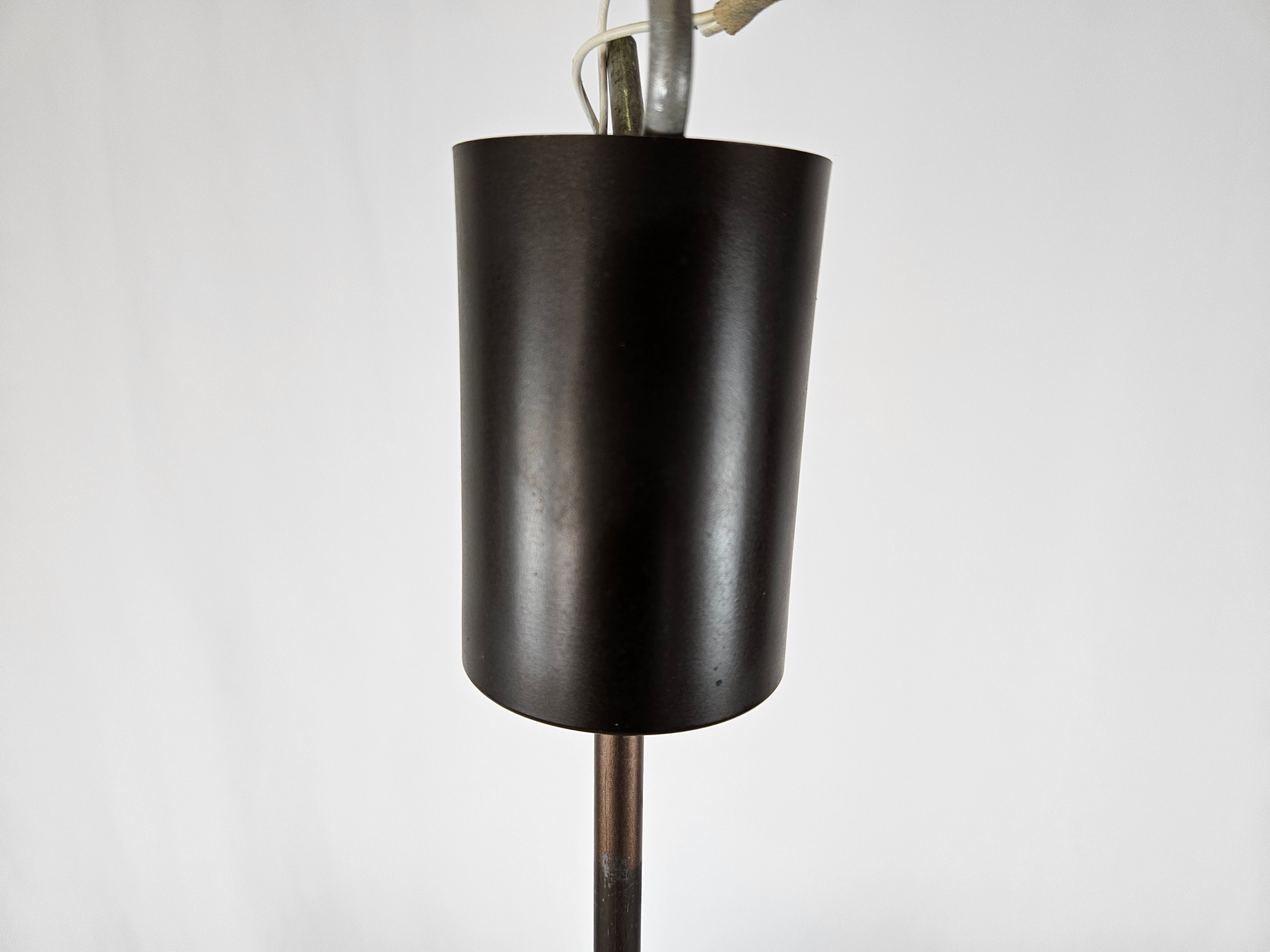 Murano glass chandelier with 14 tubular pendants