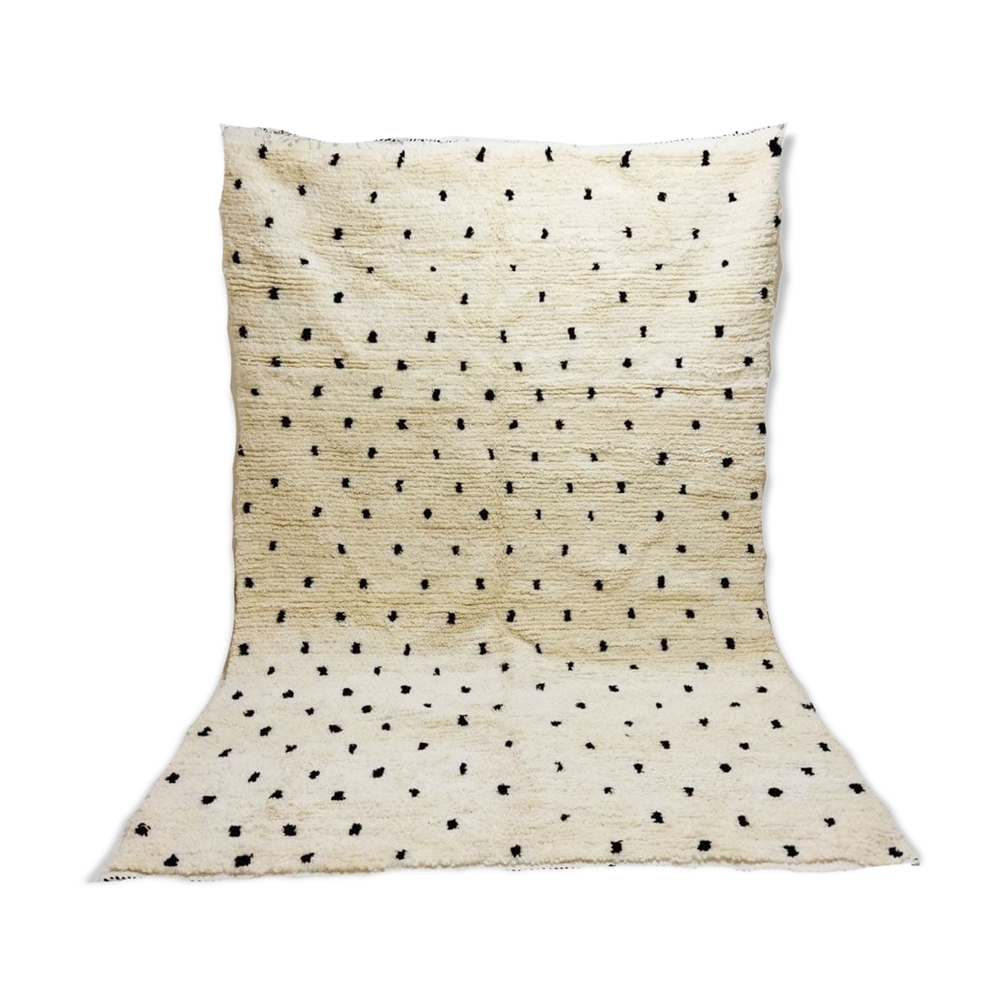 Tapis style berbere a pois 260 x 177 cm