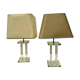 Paire de lampes en plexiglas XX siècle
