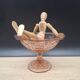 Manage glass rose cup