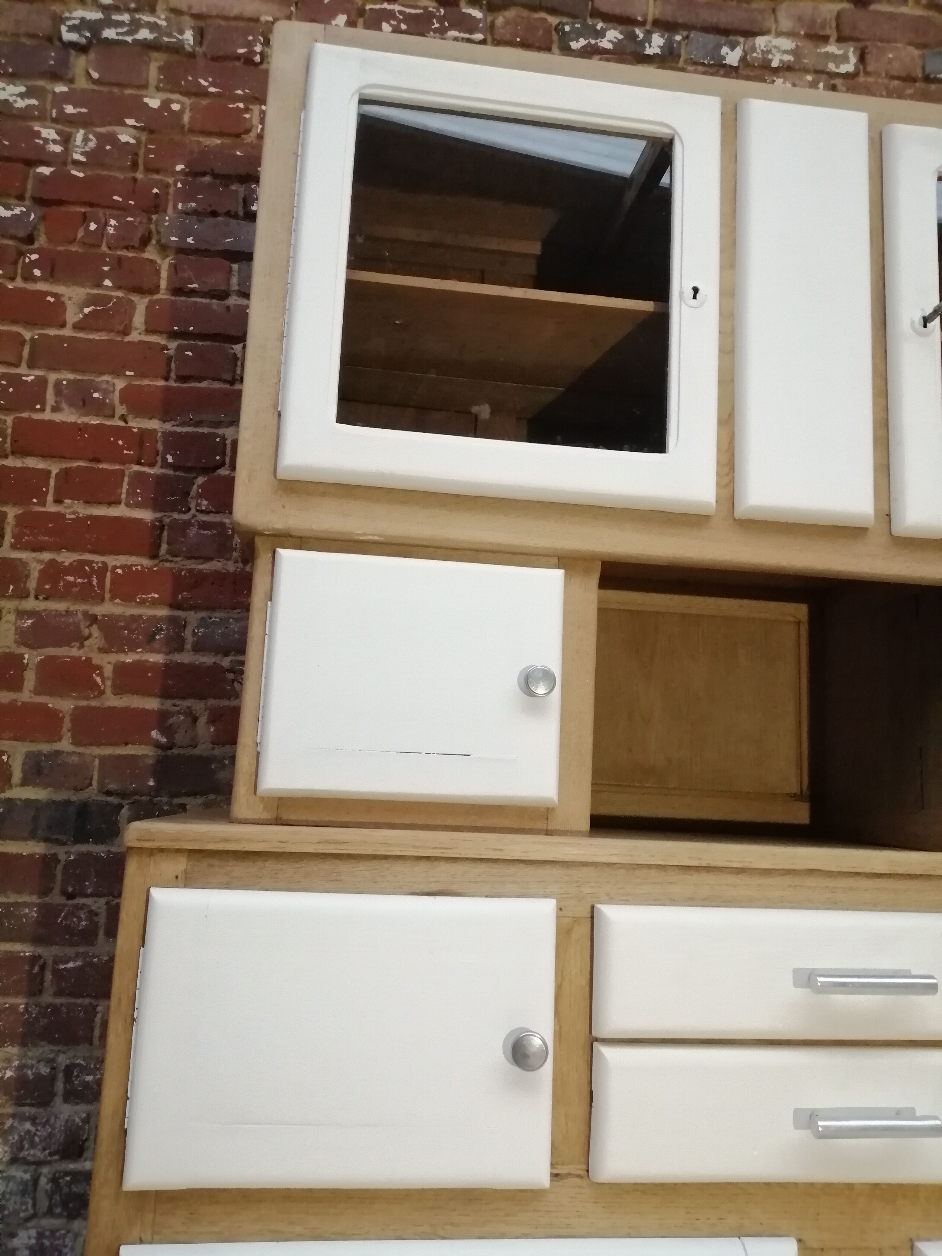 Buffet mado brushed oak and vintage cream