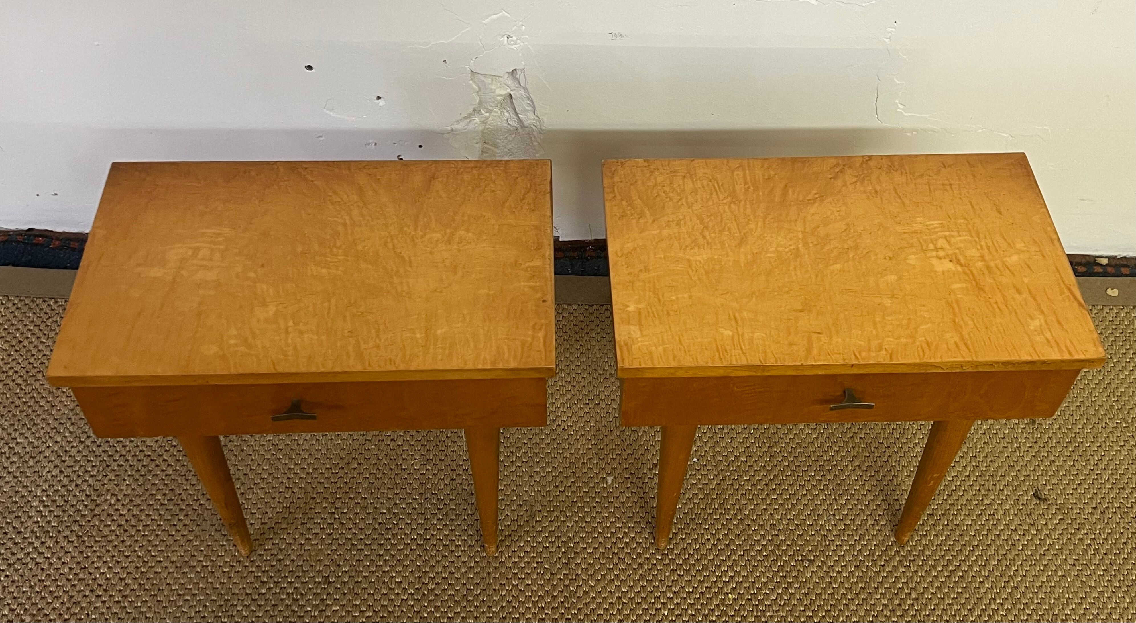 Pair of vintage bedside tables