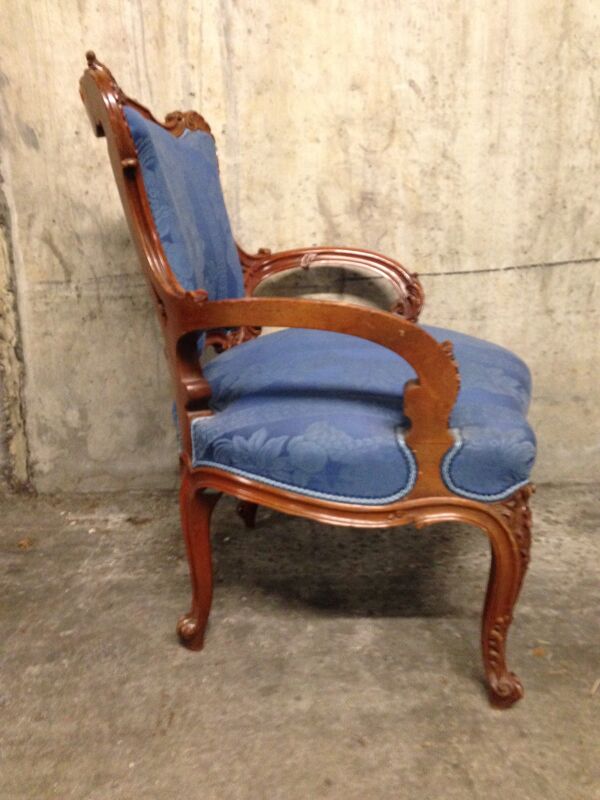 fauteuil rocaille Louis XV