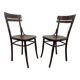 Set of 2 dining chairs by J&J Kohn