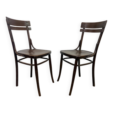 Set of 2 dining chairs by J&J Kohn