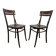 Set of 2 dining chairs by J&J Kohn