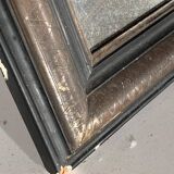 Venetian style mirror lacquered wood frame