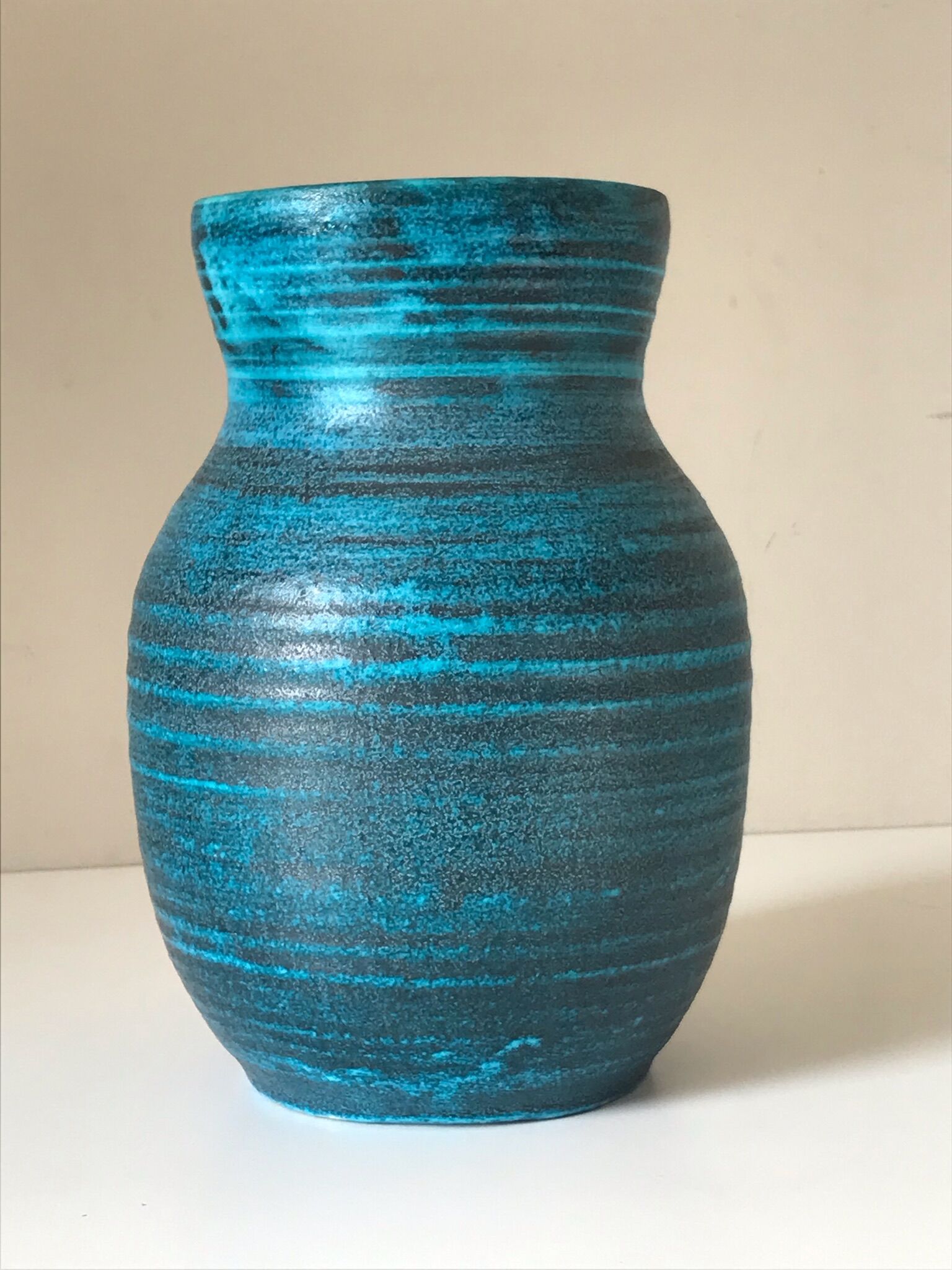 Vase céramique  série gauloise par accolay vintage années 60