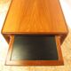 Long coffee table in teak