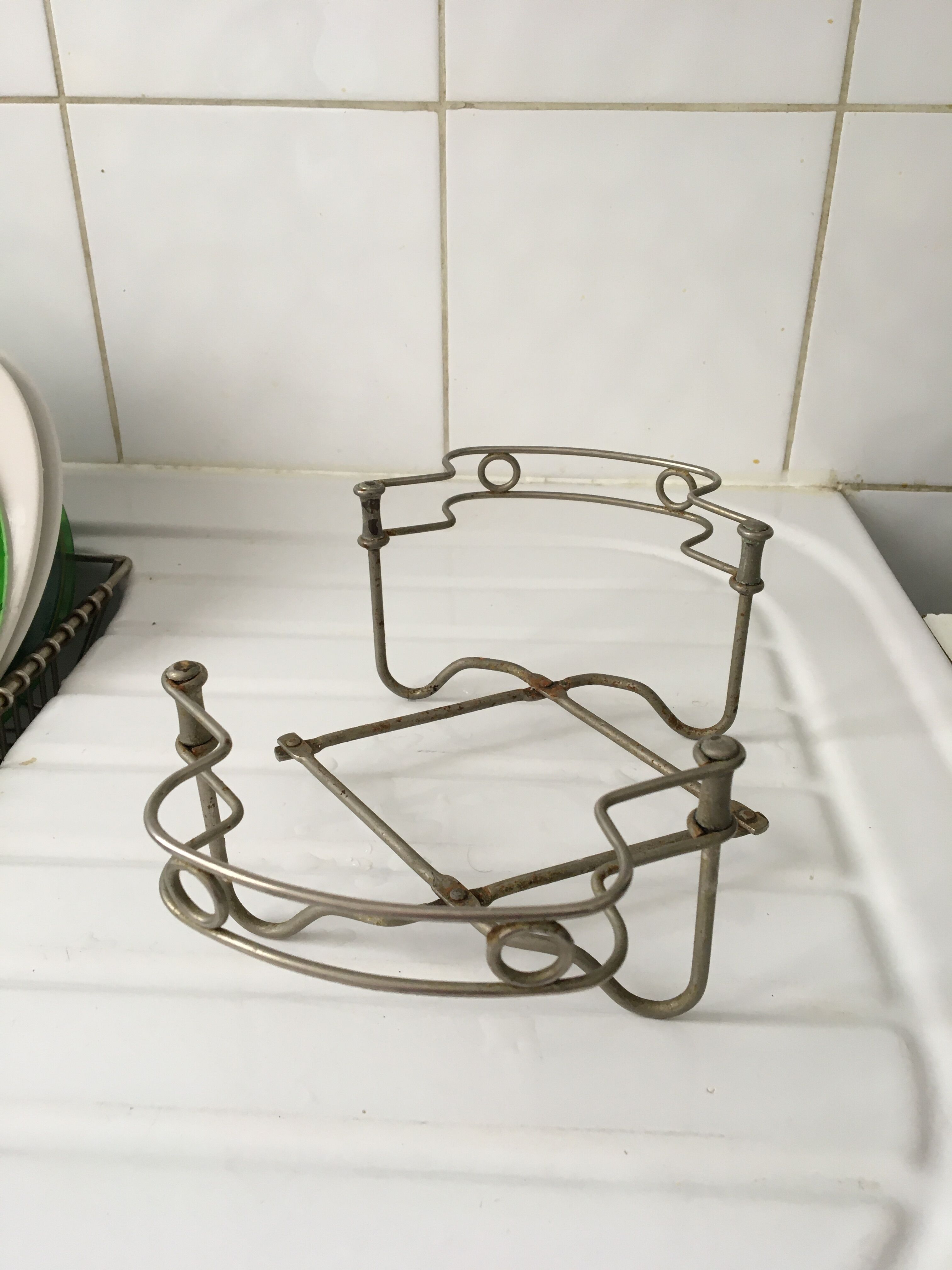 Vintage steel telescopic trifle