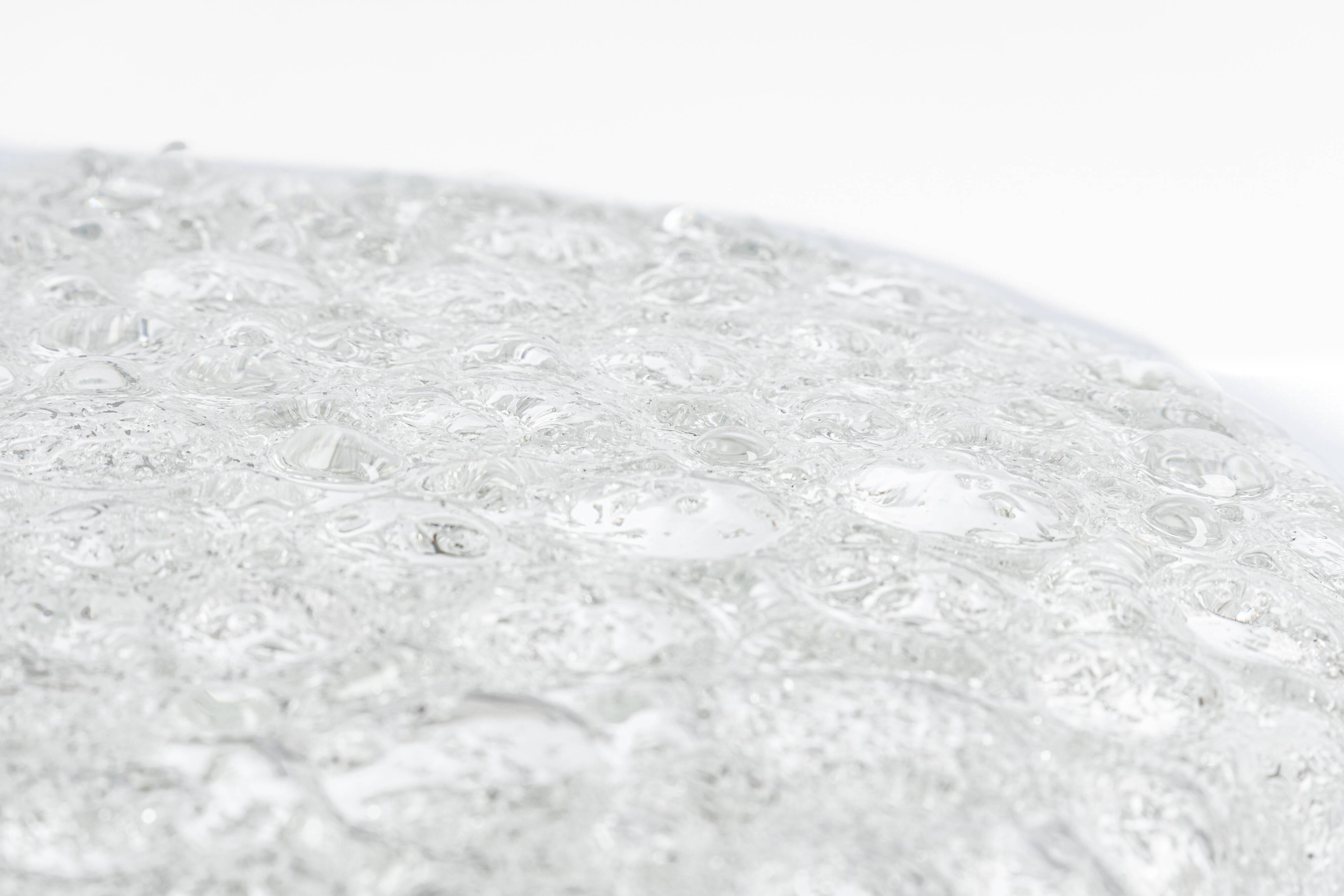 Large Murano glass ceiling light Hillebrand, Germany, 1970s.