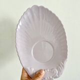 Quimper mauve earthenware dish