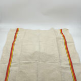 Set of 4 old, vintage, linen tea towels