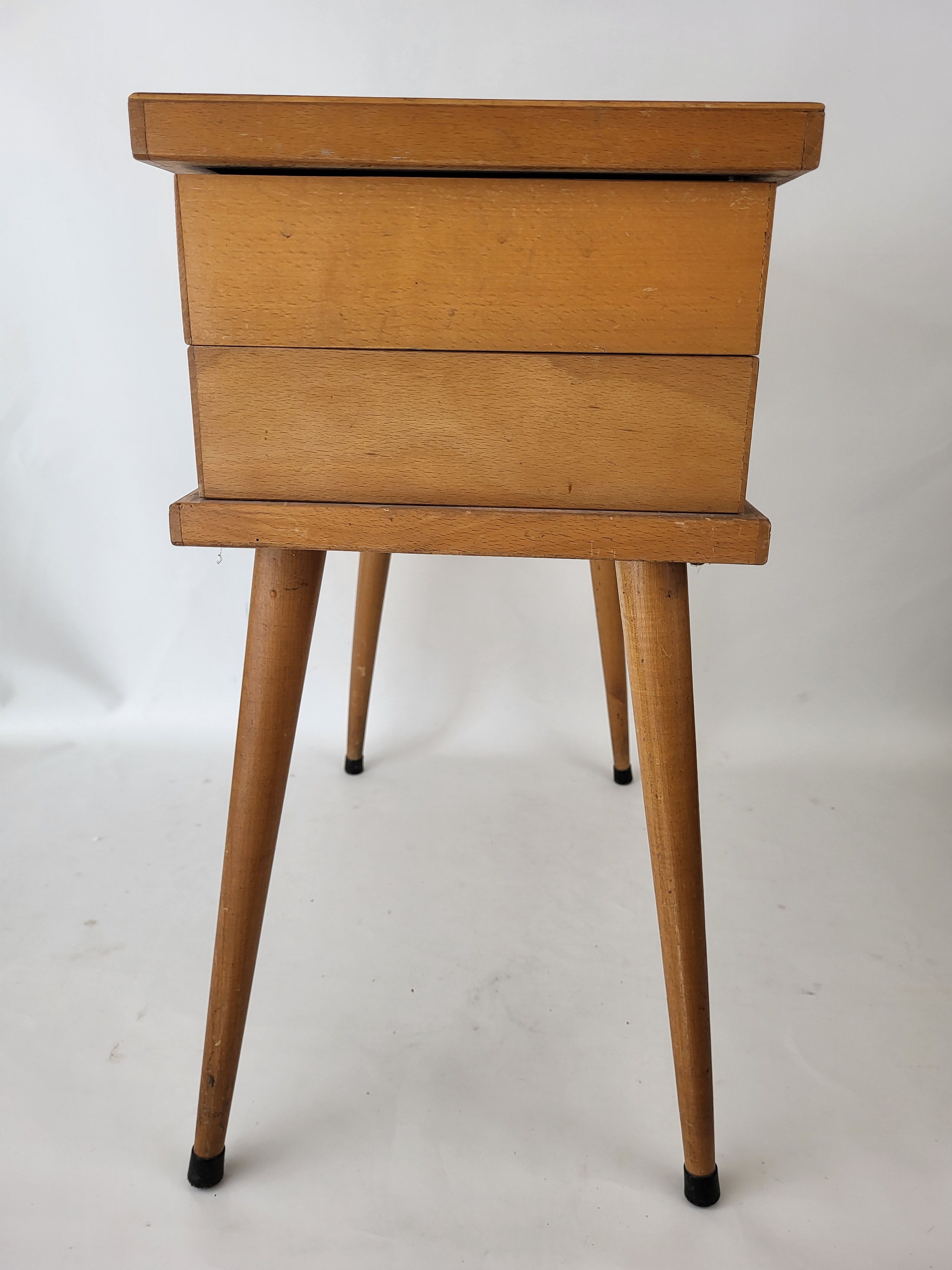 Worker with drawers feet spindle 60s Wood