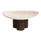 STONE VALLEY Contemporary coffee table – Rivage – Crema marble