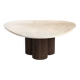STONE VALLEY Contemporary coffee table – Rivage – Crema marble