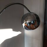 Italian chrome floor lamp 70'S