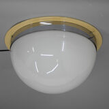 Bauhaus chrome flushmount or wall light, 1940s