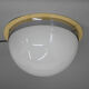 Bauhaus chrome flushmount or wall light, 1940s