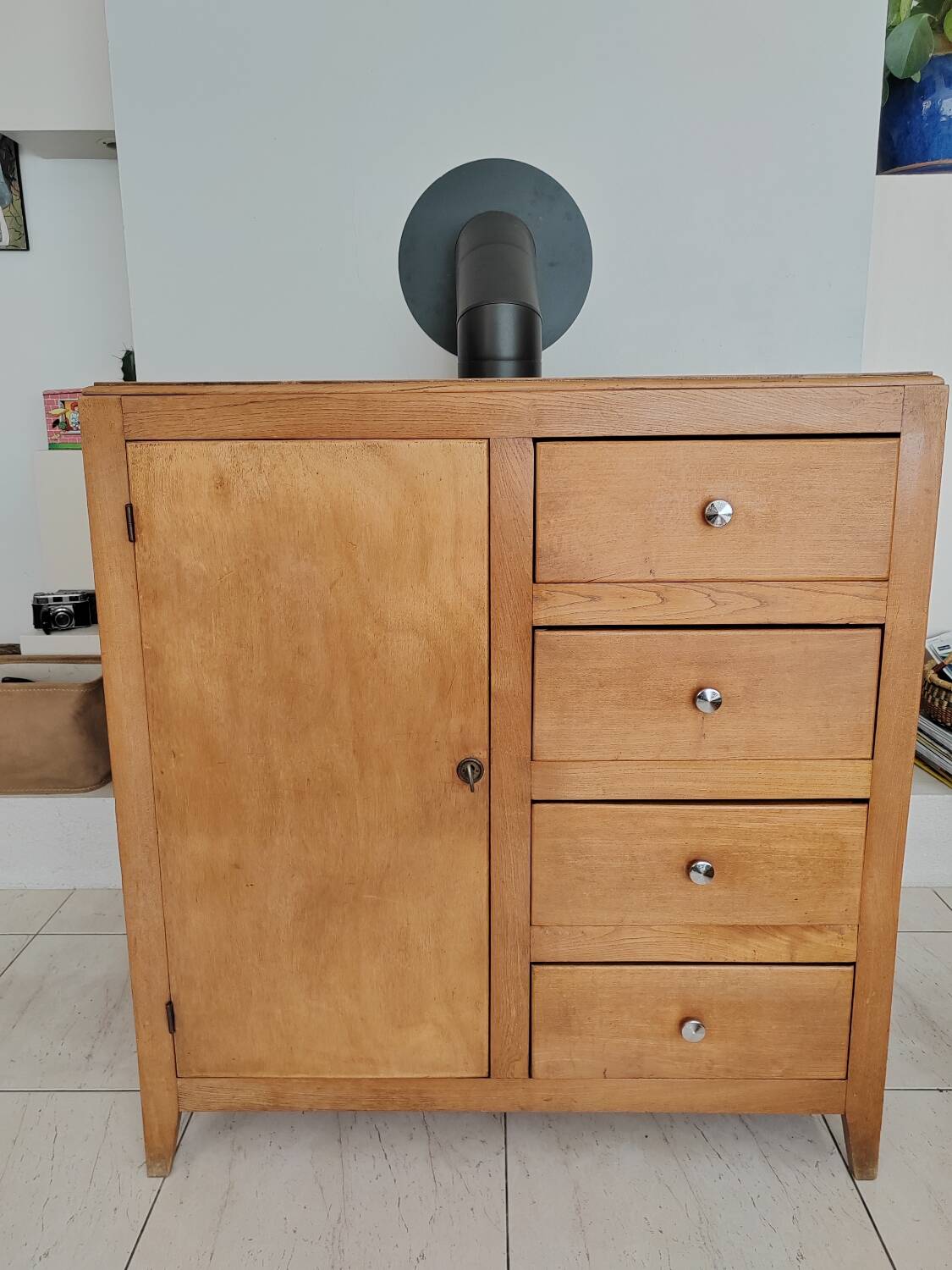 Antique vintage storage unit, antique sideboard, chest of drawers