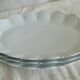 Service of 4 white porcelain dishes from Limoges Art Deco