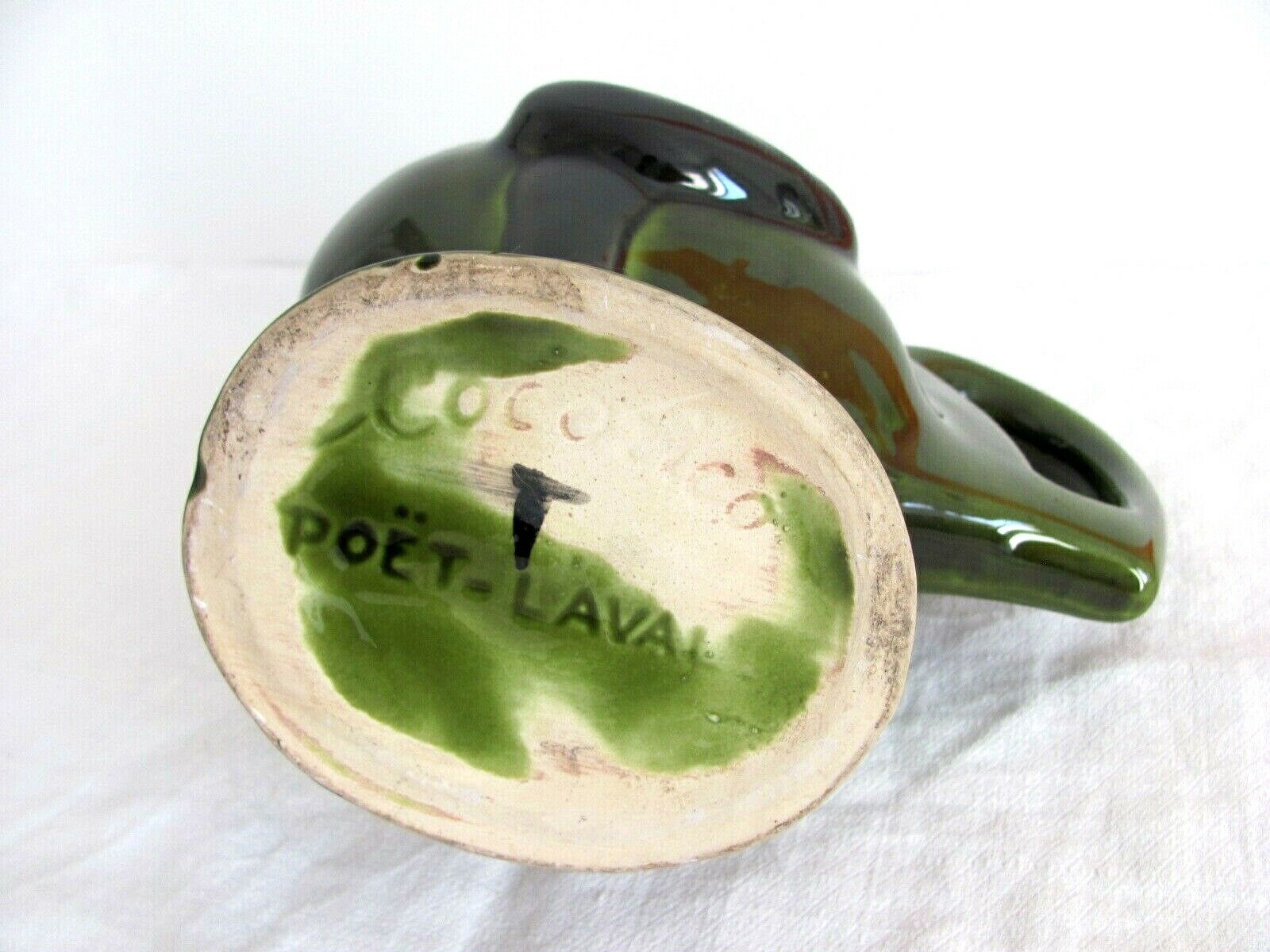 Rooster ceramic pitcher