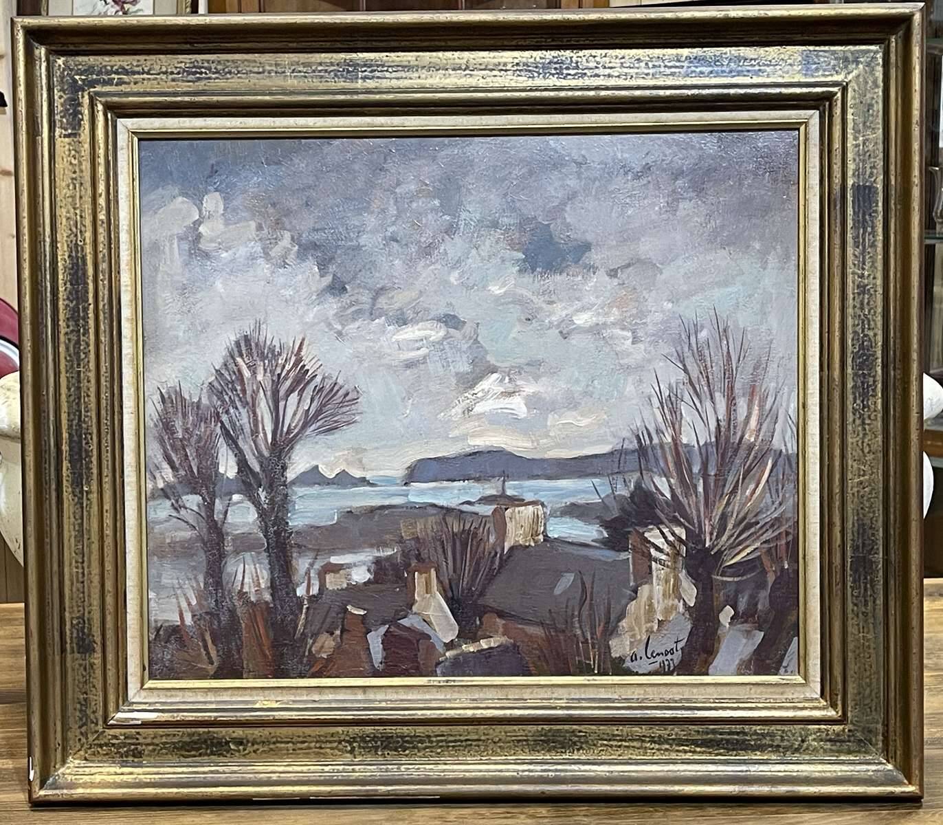 Oil on canvas by Alain Le Nost (1934-2023) signed and dated 1973.