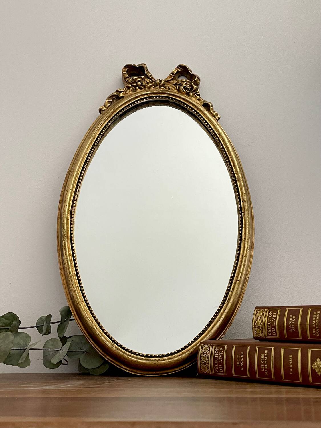 Vintage gold mirror