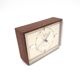 Mid century minimalist teak desk clock by junghans ato mat danish modern