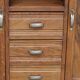 Art Deco sideboard in mahogany and mahogany burl. Splendid patina.